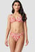 Culotte de bikini taille échancrée