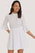 Mini Robe À Haut Volant