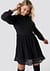 Lace Detail High Neck Dress