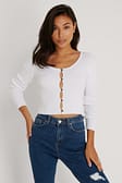 White Cardigan Tricot