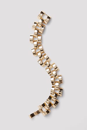 Gold Bracelet chaîne à maillons épais