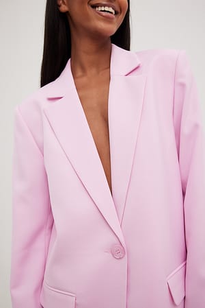 Pink Blazer long