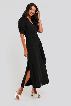 Black NA-KD Robe chemise