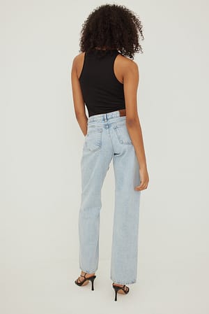 Acid Blue Jean slim taille basse