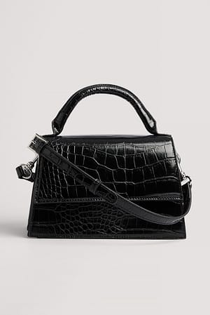 Black Sac à compartiment taille moyenne
