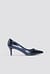 Metallic Mid Heel Pumps