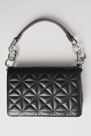 Black Mini sac matelassé