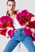 Multi Colour Faux Fur Jacket