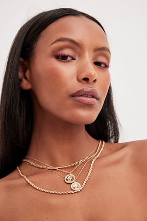 Gold Pendentif multirang