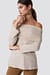 Offshoulder Light Knitted Sweater
