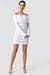 Off Shoulder Plisse Mini Dress