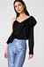 One Sleeve Frill Top
