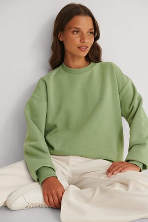 Light Khaki Sweat surdimensionné
