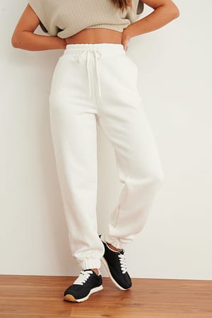 Offwhite Pantalon de survêtement brossé à cordon