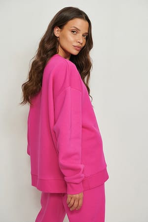 Fuchsia Sweat surdimensionné