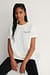 T-shirt à col rond oversize bio