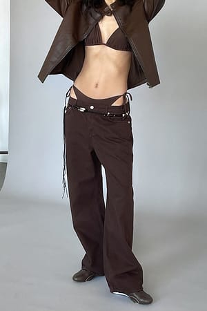 Brown Jean évasé