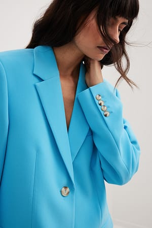 Blue Blazer oversize