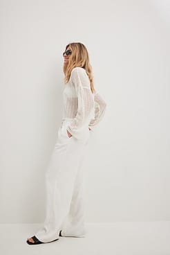 Oversized Loose Knitted Sweater Outfit