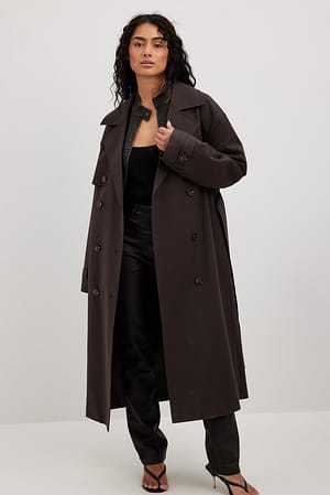 Brown Trench oversize