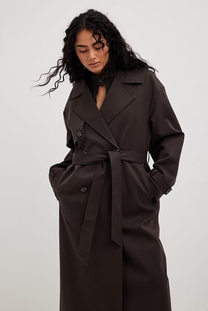 Brown Trench oversize