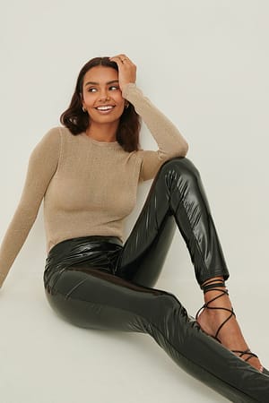 Black Legging verni