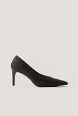 Black Escarpins Pointus En V