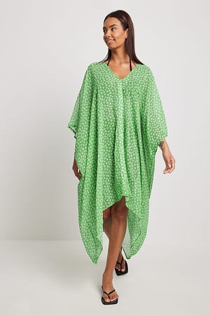 Flower Printed Caftan