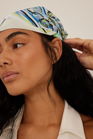 Peachskin Foulard recyclé à imprimé