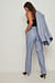 Pantalon taille mi-haute en faux cuir