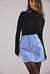 Jupe courte en faux cuir