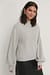 Pull En Tricot À Manches Bouffantes