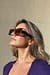 Grandes lunettes de soleil rectangulaires