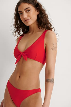 Red Culotte bikini classique recyclée