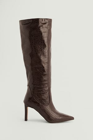 Chocolate Bottes pointues à tige ample