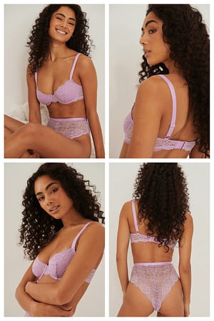 Lilac Soutien-gorge dentelle