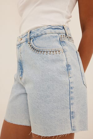 Light Blue Short en jean