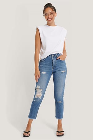 Mid Blue NA-KD Reborn Jean
