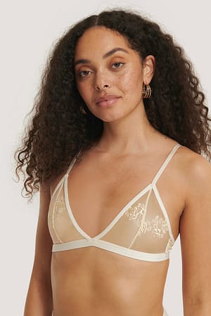 Yellow Bralette maille