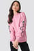 Rose Embroidery Sleeve Sweater