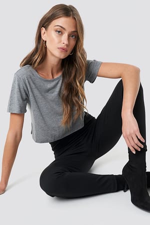 Grey Melange Tee-Shirt
