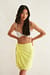 Jupe courte nouée style sarong