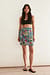 Jupe courte nouée style sarong
