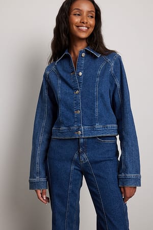 Blue Veste courte denim