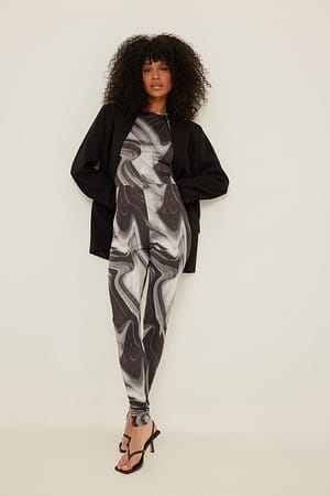 Grey Combinaison pantalon