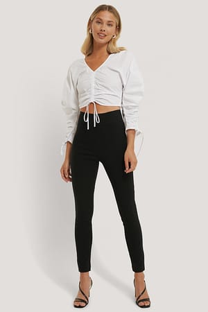 Black Pantalon Slim Super Stretch