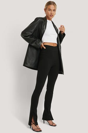Black Pantalon slim super stretch