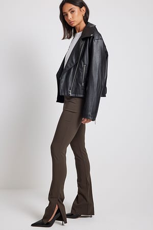 Brown Pantalon slim super stretch