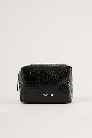 Black Small Basic Make Up Bag