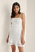 Robe mi-longue à smocks